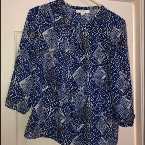 Piperlime size XS 3/4 blouse